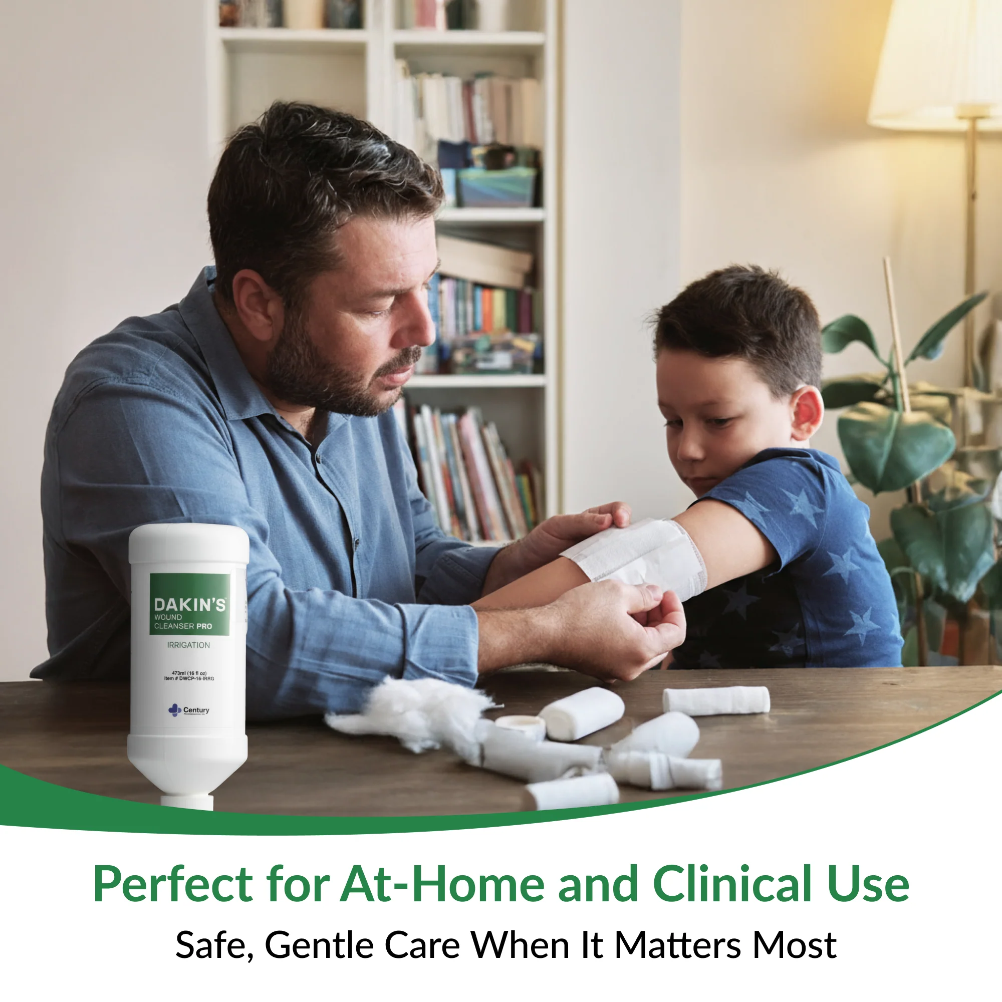 Dakin's Wound Cleanser Pro 0.125% Sodium Hypochlorite Solution for Acute or Chronic Wounds, Antimicrobial No-Rinse Formula, Gentle on Skin, Alcohol Free Wound Therapy - Image 9
