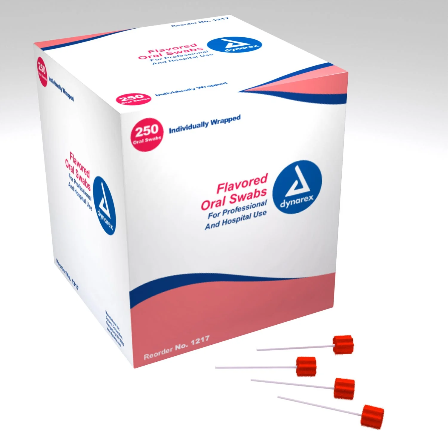 Dentifrice Oral Swabstick Foam Tip, Case of 1000