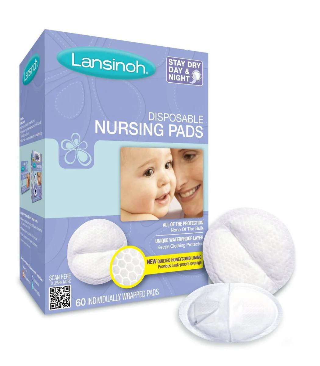 Disposable Ultra-Thin Nursing Pad, Box of 60, 2 Pack (120 Total)