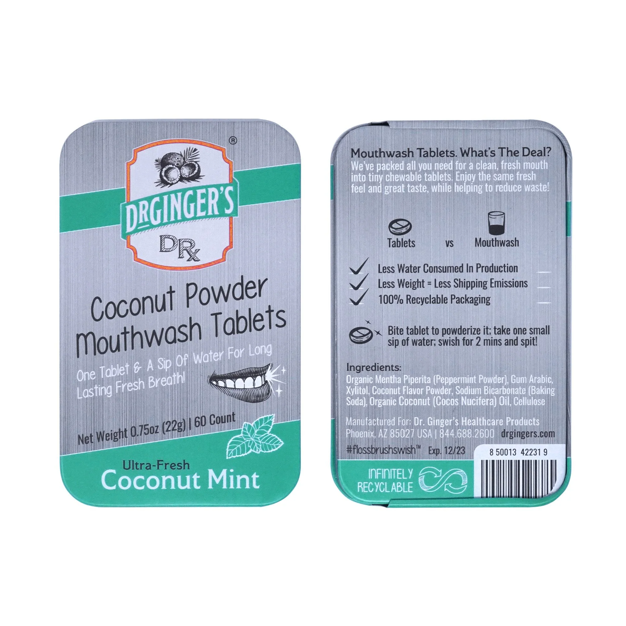 Dr. Ginger's Coconut Mint Mouthwash - Image 3