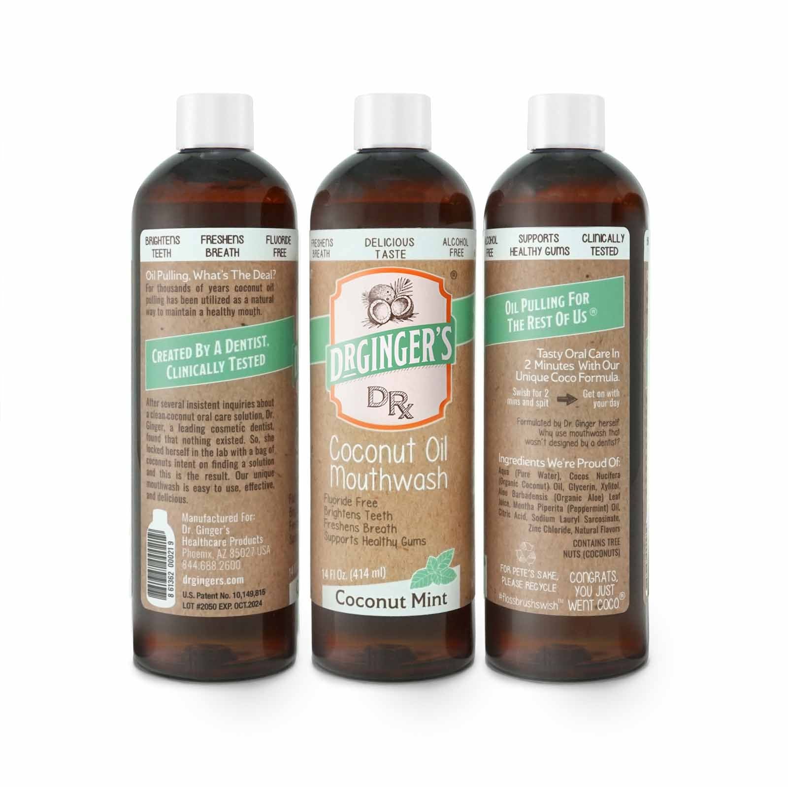Dr. Ginger's Coconut Mint Mouthwash - Image 7
