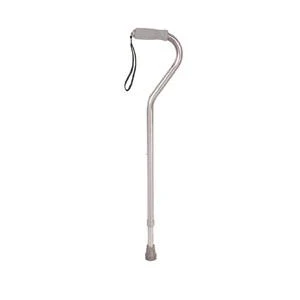 Drive Walking Cane with Offset Handle, Silver - Image 2