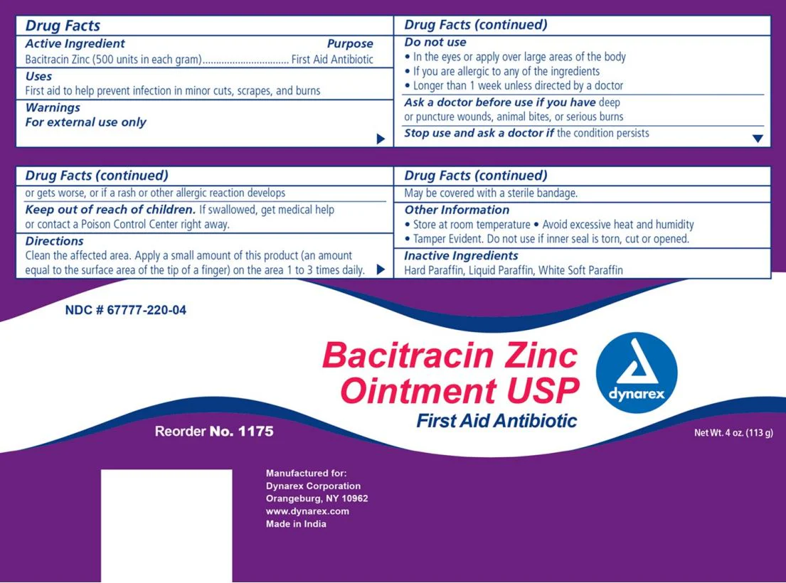 Dynarex 1175 First Aid Antibiotic Cream, 1 Count