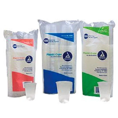 Dynarex Drinking Cup 5 oz. Clear Polypropylene Disposable - Pk/100