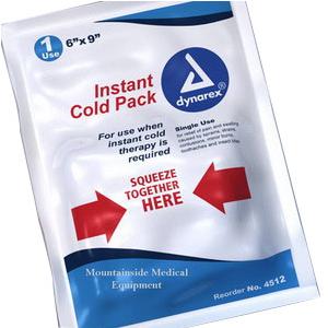 Dynarex Instant Cold Pack 5" x 9", Disposable - Case of 48