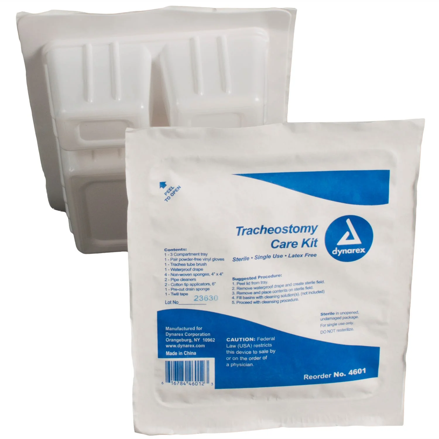 Dynarex Tracheostomy Care Kit Case of 20
