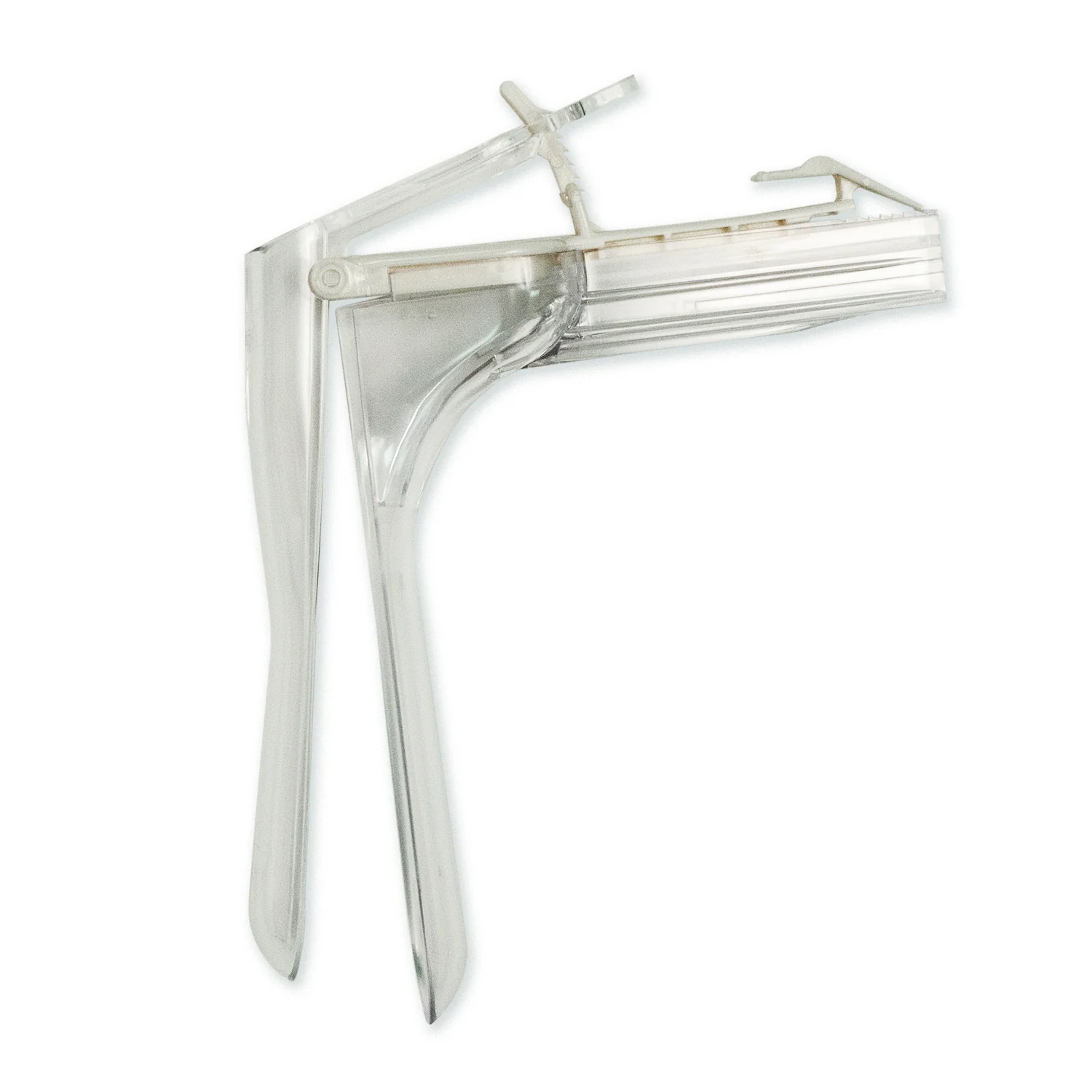 Dynarex Vaginal Speculum Polystyrene Medium Double Blade Duckbill Disposable Without Light Source Capability, Pack of 10