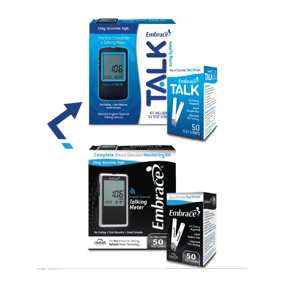 Embrace TALK Meter & 2 Boxes of Embrace TALK Test Strips - Image 6