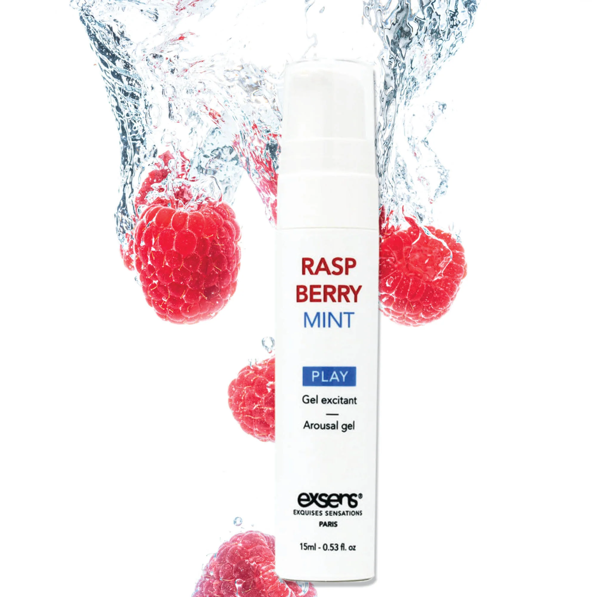 Exsens Raspberry Mint Arousal Lubricant and Flavored Foreplay Gel, 15ml (0.53 fl.oz), 1 count - Image 3