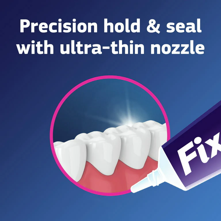 Fixodent Plus Gum Care Precision Hold & Seal Denture Adhesive Cream, 2 oz - Image 5