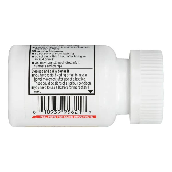 Foster & Thrive Laxative Tablets, 5 mg Strength Bisacodyl USP, 100 per Bottle - Image 3