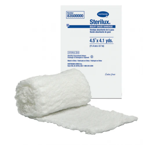 Hartmann 83500000 Sterilux sterile bulky gauze bandage, 4.5" x 4.1 yards, Pack of 10