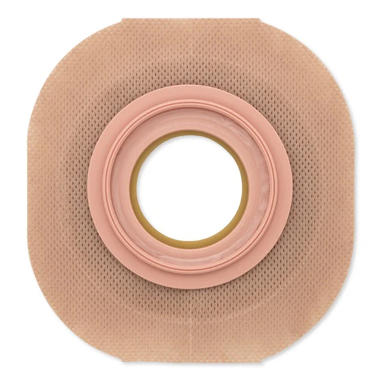Hollister New Image Flextend Up to 1-1/2" Cut-to-Fit Convex Skin Barrier, 2-1/4" Flange, Tape Border, Red, Box of 5 - Image 2