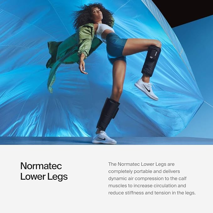 Hyperice Normatec Go Pneumatic Compression Massage Garment, Calf Sleeves, 1 Each - Image 3