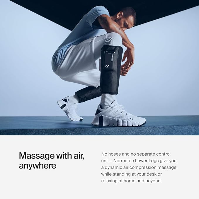 Hyperice Normatec Go Pneumatic Compression Massage Garment, Calf Sleeves, 1 Each - Image 4