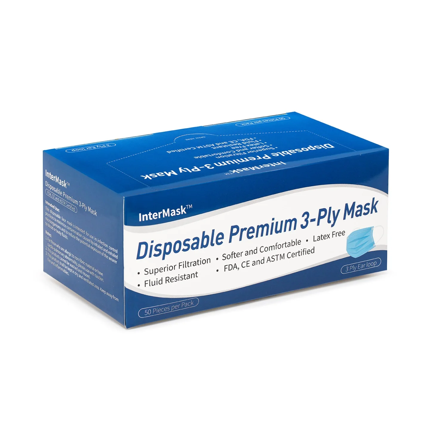 InterMask Disposable Premium 3-Ply Mask, ASTM Level 3 - Image 8