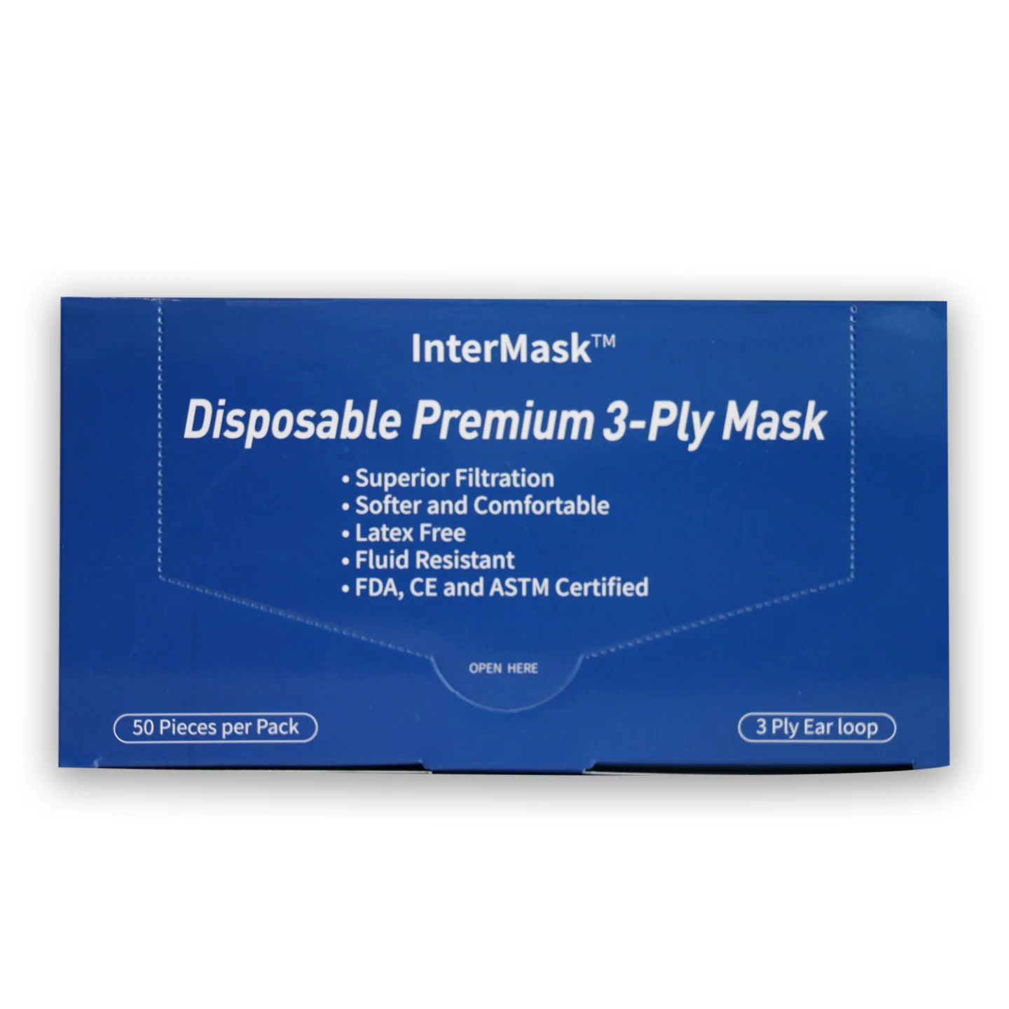 InterMask Disposable Premium 3-Ply Mask, ASTM Level 3 - Image 9