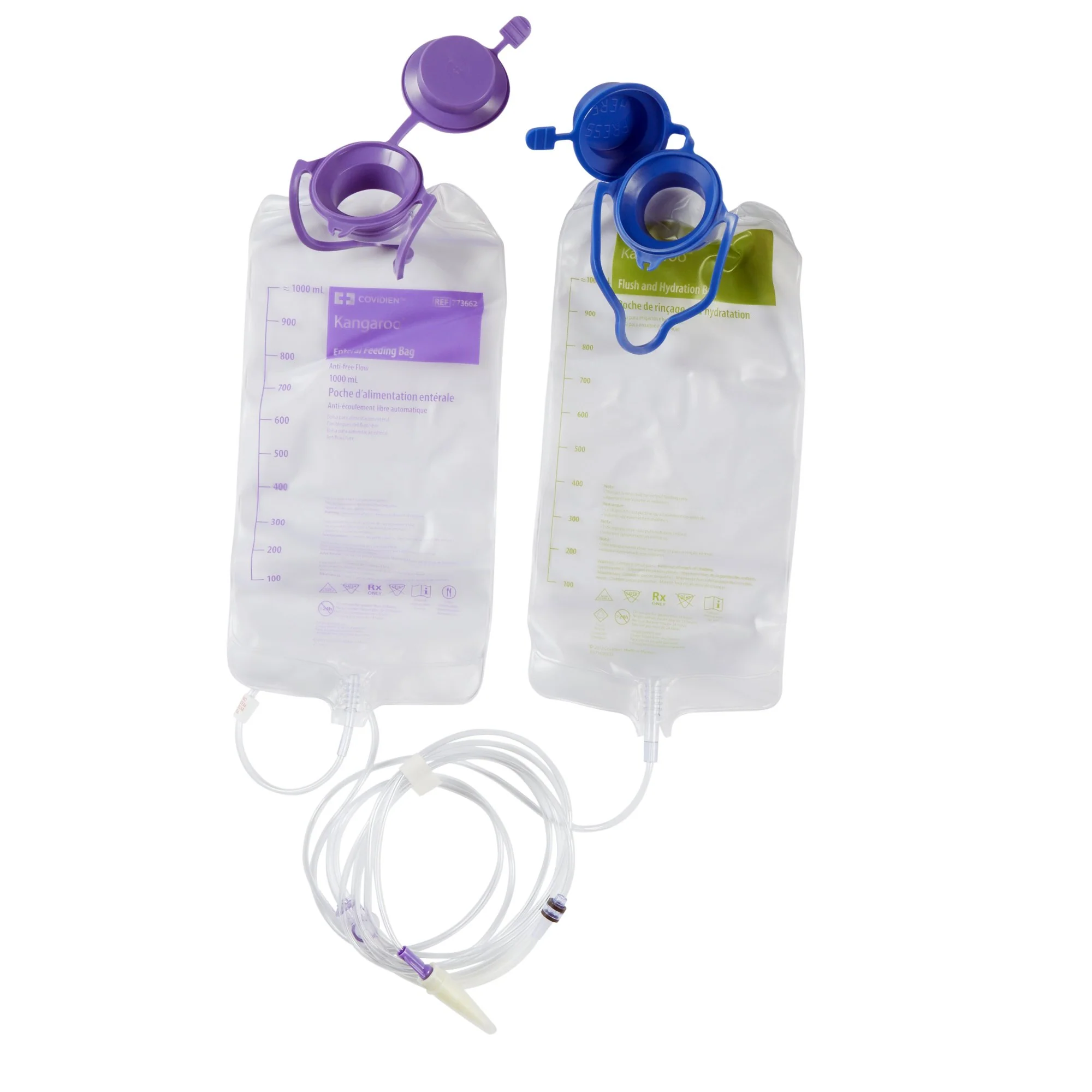 Kangaroo ePump Enteral Feeding Flush Pump Bag Set - Image 3