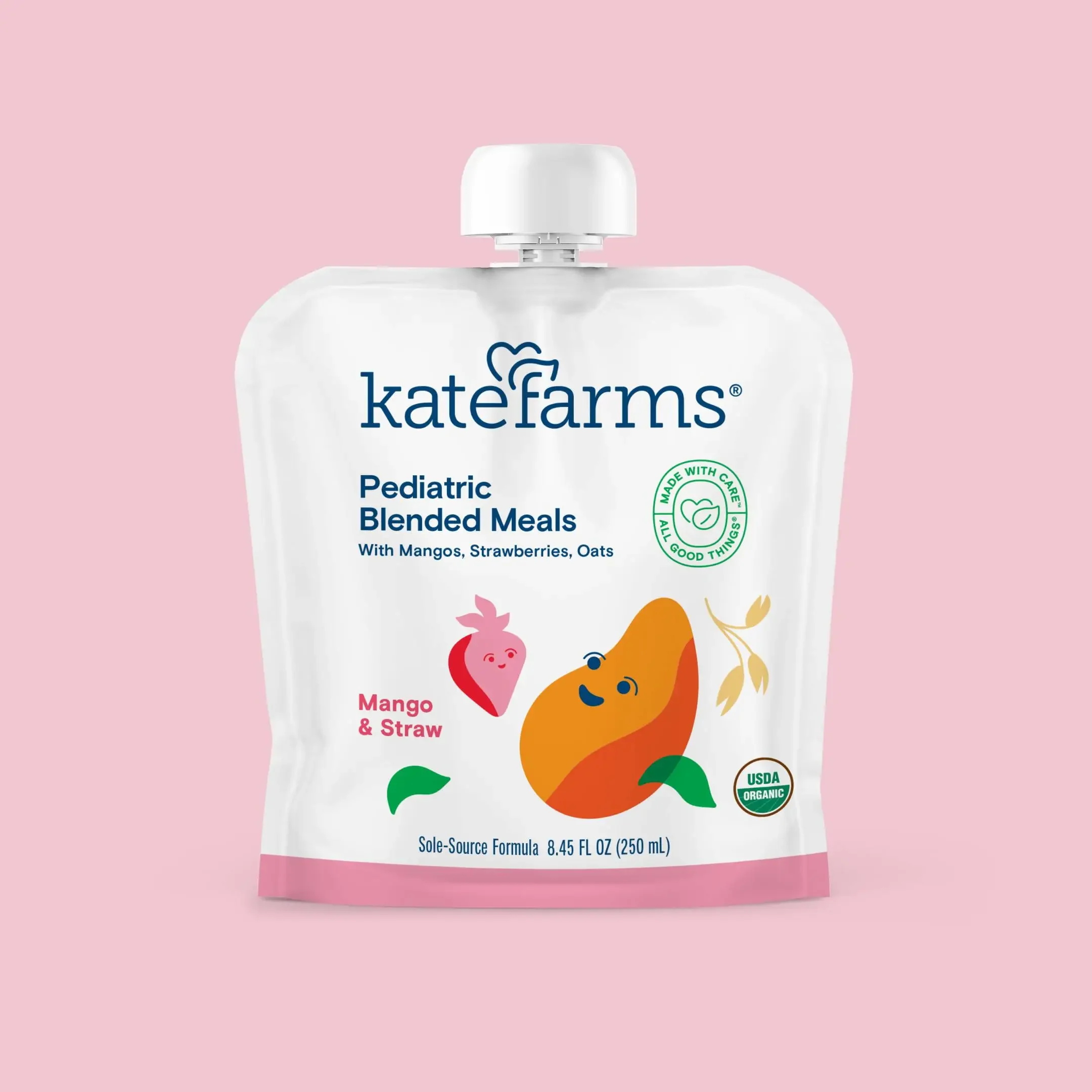 Kate Farms Organic Pediatric Blended Meal, Multiple Flavors, 8G Protein, Organic Whole Foods, Oral or Tube Feed Nutrition, Gluten Free and Non-GMO, 8.45 FL Oz, Pack of 12 or 1 Each - Image 19