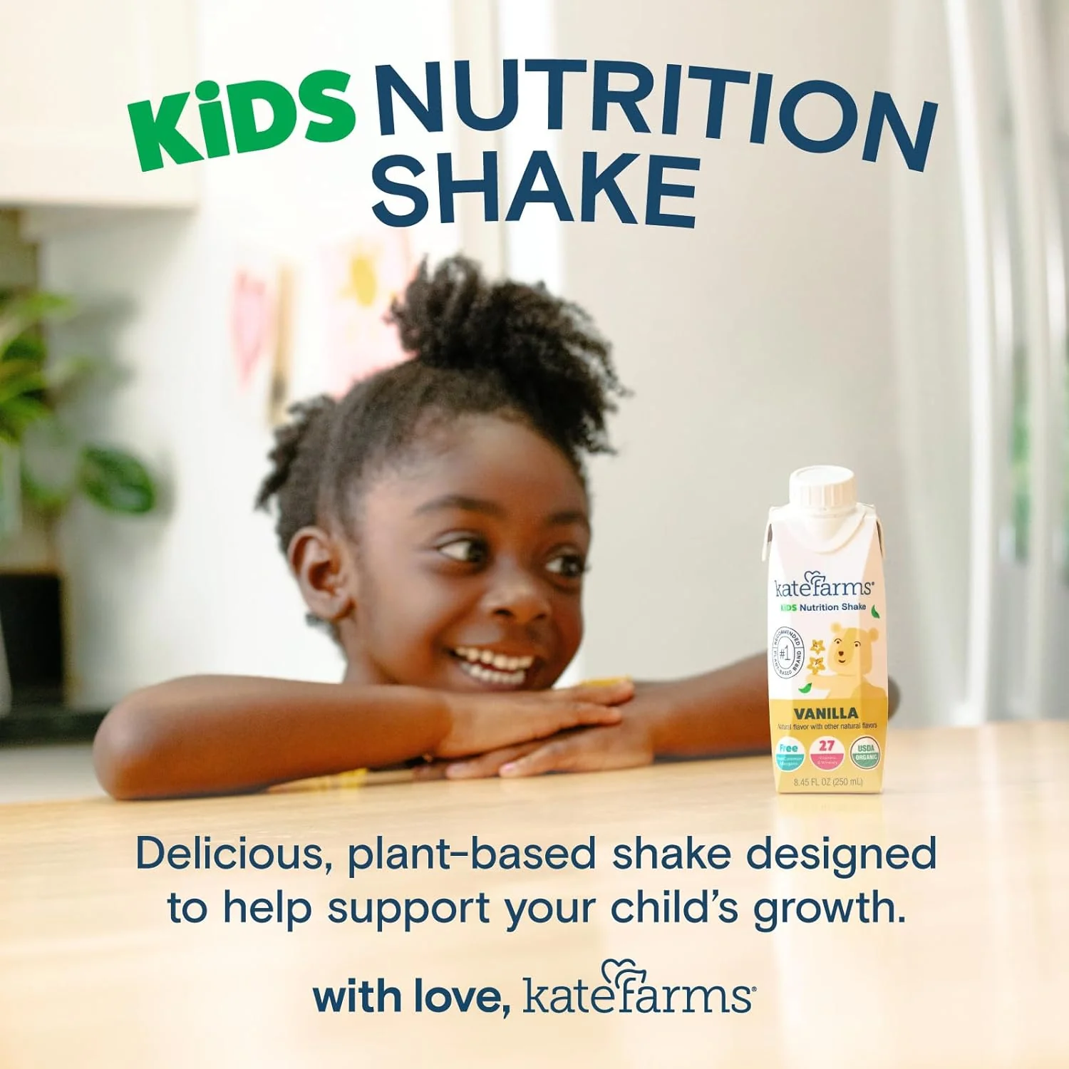 Kate Farms Pediatric Organic Nutrition Shake, Multiple Flavors, 8G of Protein, 27 Vitamins and Minerals, Meal Replacement, Protein Shake, Gluten Free, Non-GMO, 8.45 Fl Oz, Pack of 12 - Image 17