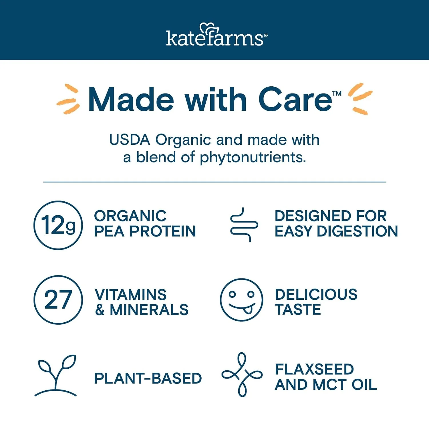 Kate Farms Pediatric Standard 1.2 Formula, Vanilla and Chocolate Flavors, Sole Source Nutrition, Nutritional Supplement Drinks, Feeding Tube Meals, Protein Shakes for Kids, 8.45 FL Oz, Pack of 12 or 1 Each - Image 15