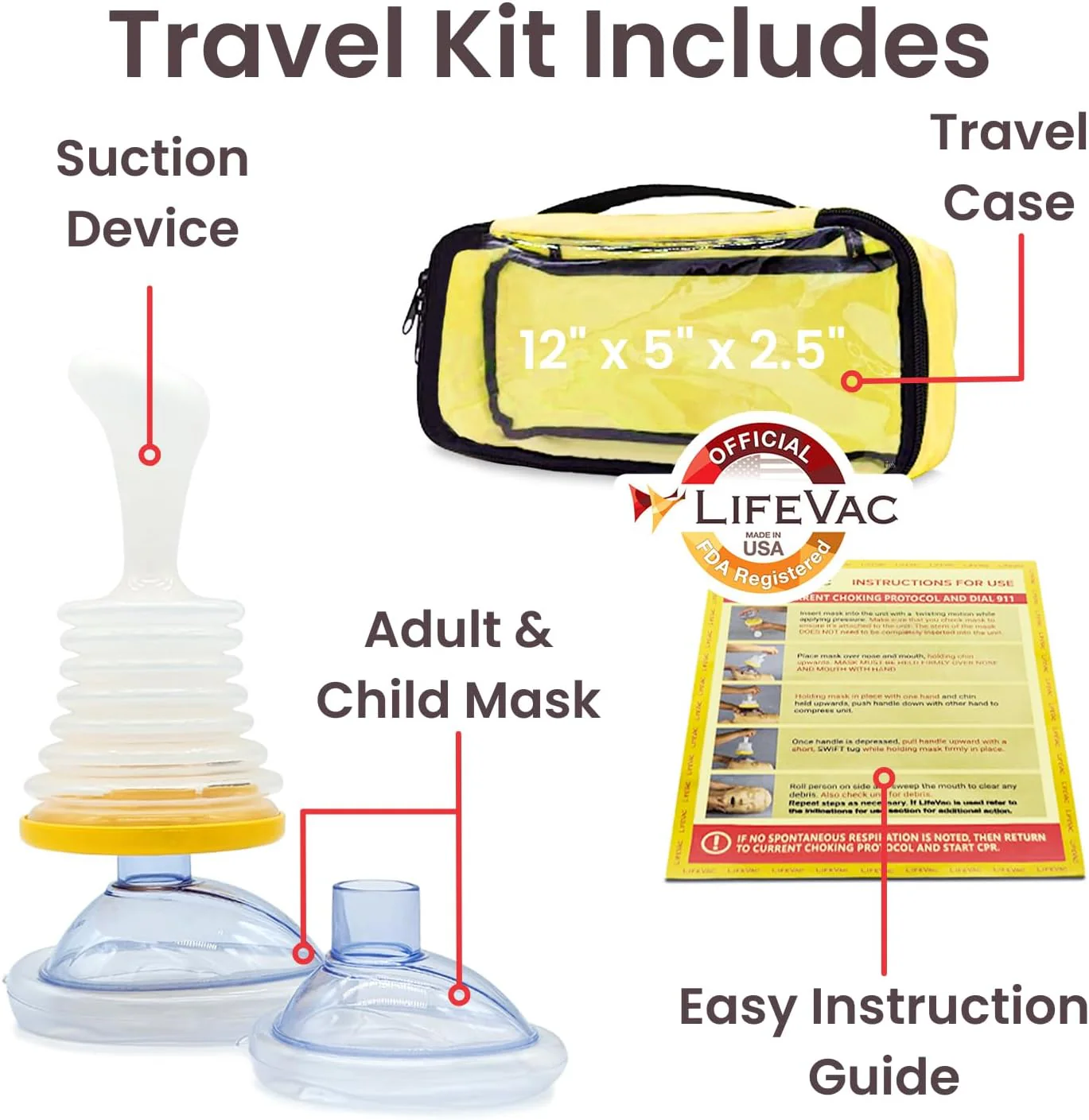 LifeVac Airway Clearance Travel Kit - Image 4