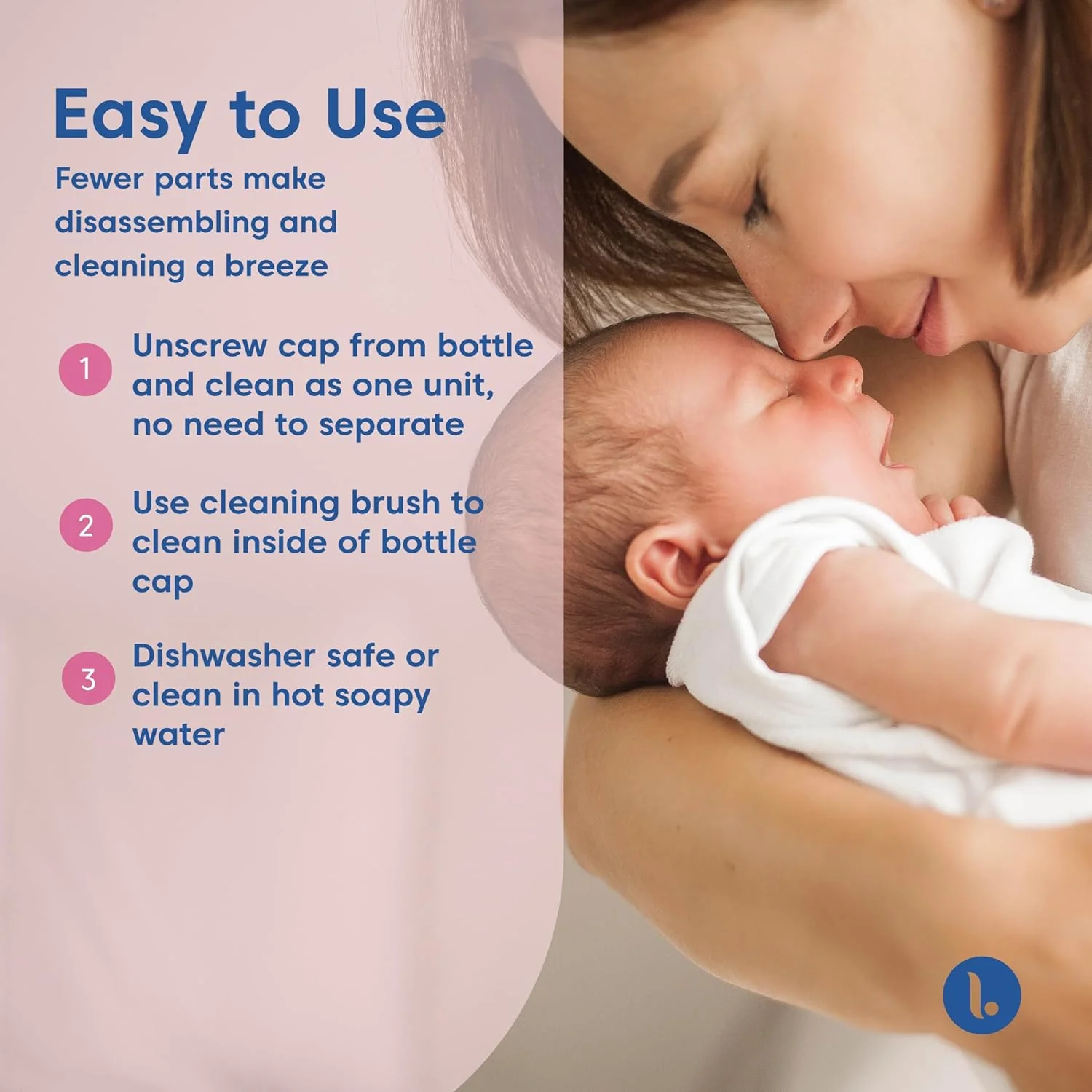 Limerick 4oz Breast Milk Storage Bottles, BPA Free & Dishwasher Safe, Formula Storage Bottles, Open Neck for Easy Collection & Storage - Image 3