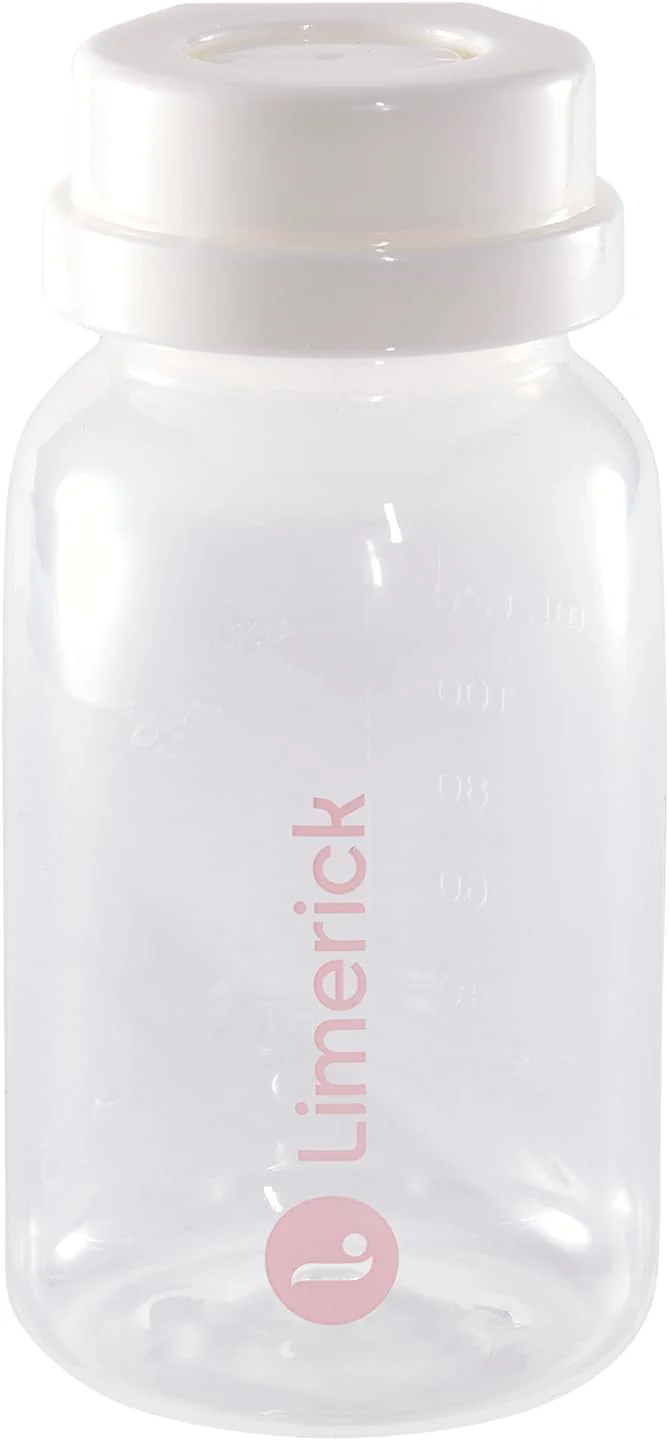 Limerick 4oz Breast Milk Storage Bottles, BPA Free & Dishwasher Safe, Formula Storage Bottles, Open Neck for Easy Collection & Storage - Image 4