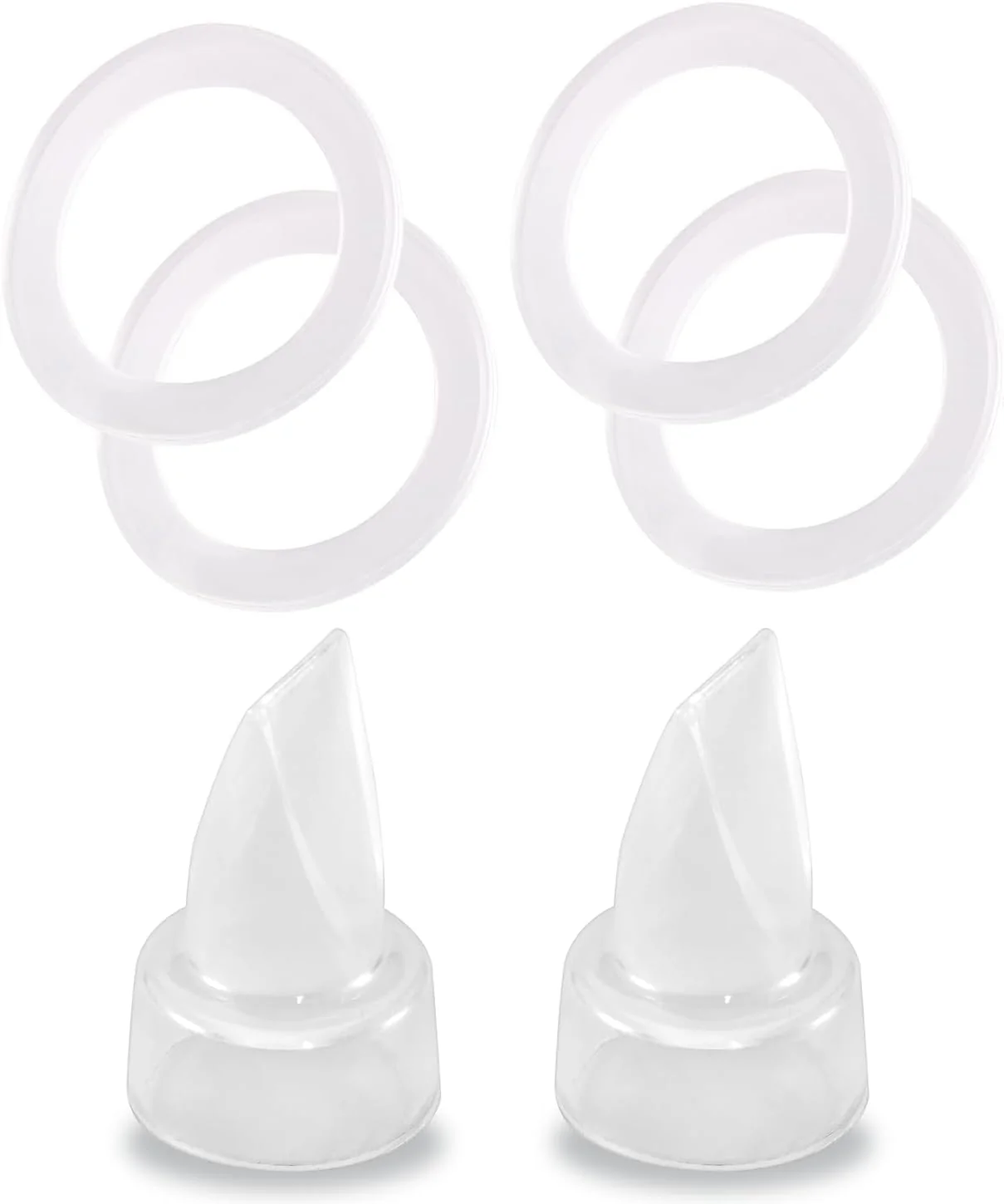 Limerick Silicone Gaskets & Valves Bundle, Silicone Gasket with Outer Ridge for  Tight Seal, Valve Prevents Backflow