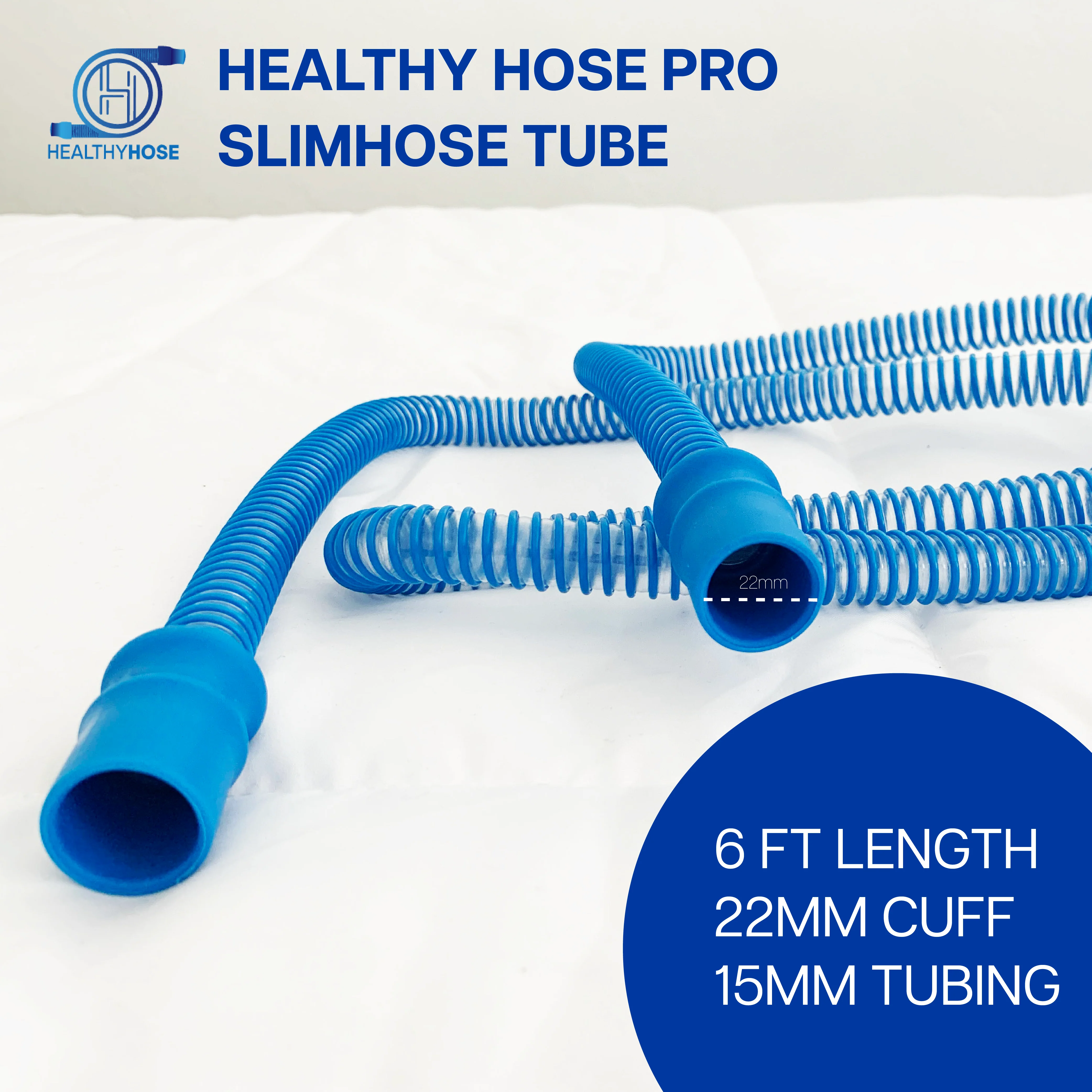 LiViliti Healthy Hose Pro Antimicrobial CPAP Certified Tube for Healthier Sleep, Universal Fit, Latex and BPA Free, Pack of 1