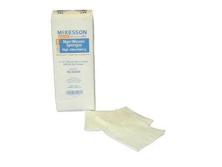 McKesson 16-40444 Non-Woven Sponges, Pack of 200