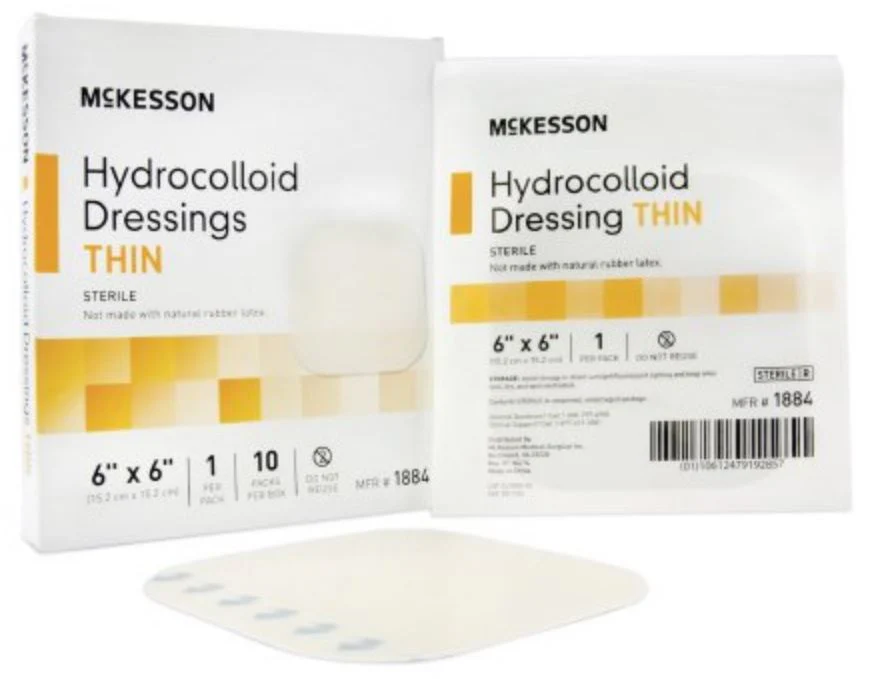 Mckesson 1884 Hydrocolloid Dressing Case of 200 - Image 2