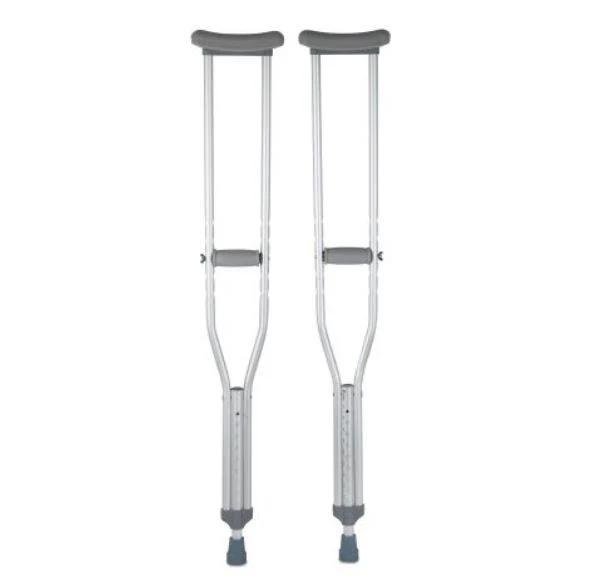 McKesson Aluminum Underarm Crutch 1 Pair