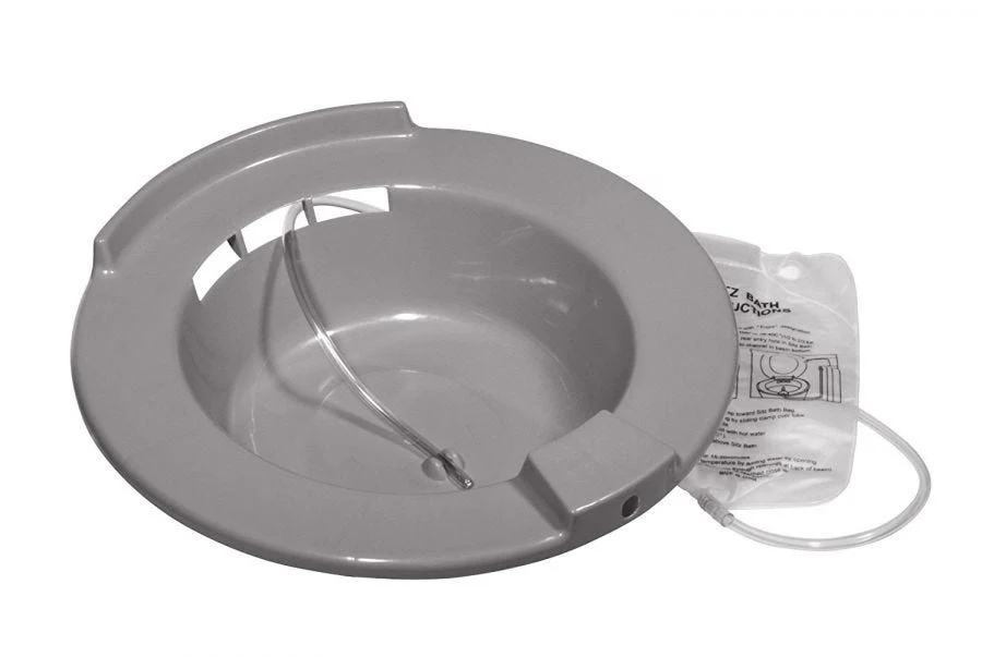 Mckesson Brand McKesson Sitz Bath: Round Graphite Plastic 1 Count