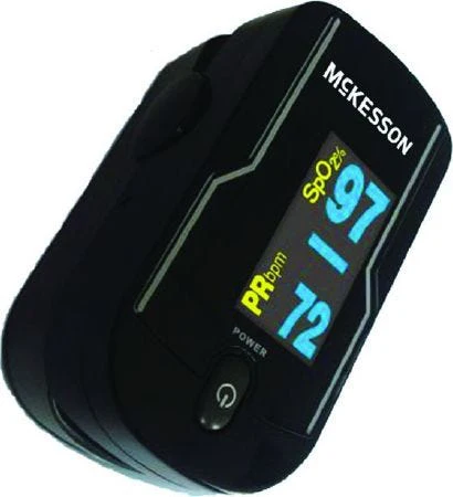 McKesson Finger Pulse Oximeter Battery Operated, Without Alarm - Image 2