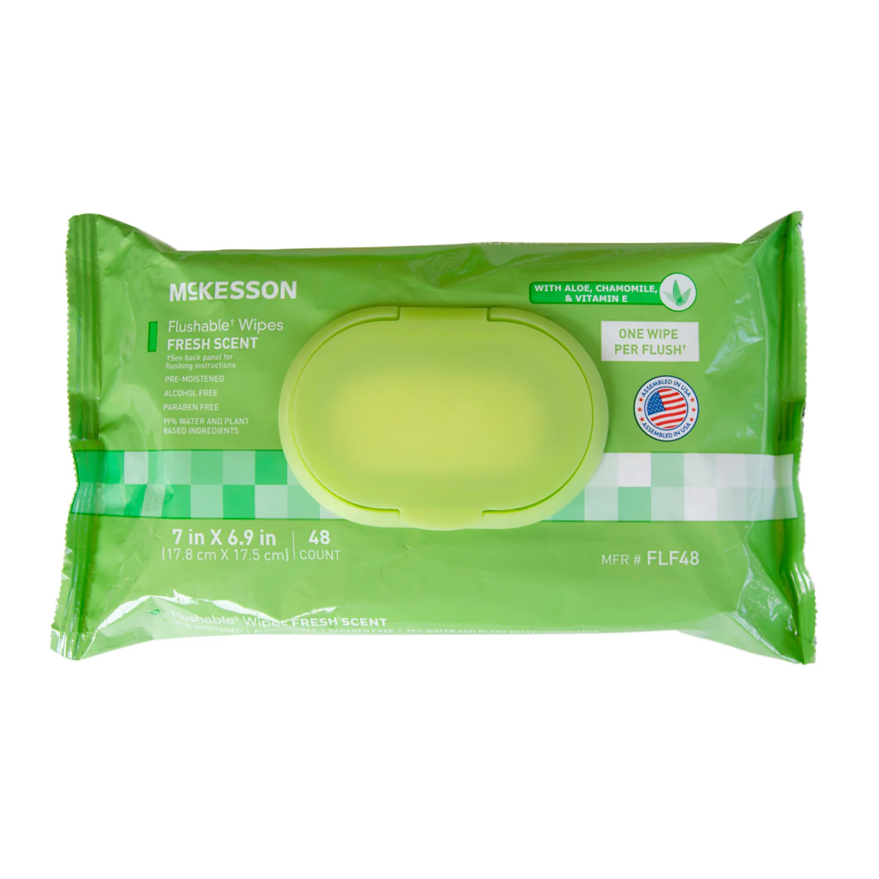 McKesson Flushable Wipes, 48ct, Case of 576 - Image 3