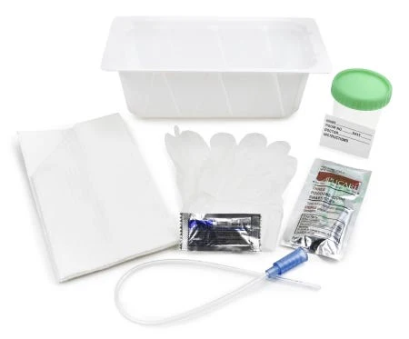 McKesson Intermittent Catheter Tray Urethral 14 Fr. Without Balloon Plastic Case of 20