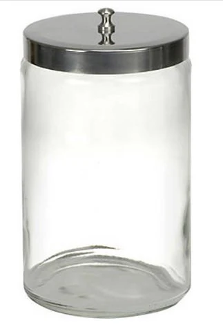 McKesson Sundry Jar, 4.25 X 7 Inch, Clear Glass, 1 Each