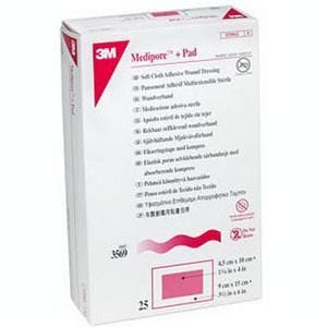 Medipore 3564 Adhesive Dressing 2.375 X 4 Inch Soft Cloth Rectangle White Sterile. 1 each - Image 4