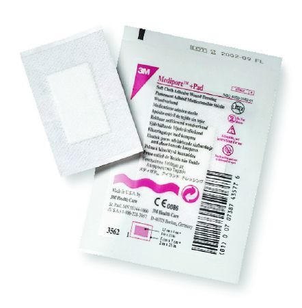 Medipore 3570 +Pad Soft Cloth Adhesive Wound Dressing, 1 Each - Image 4