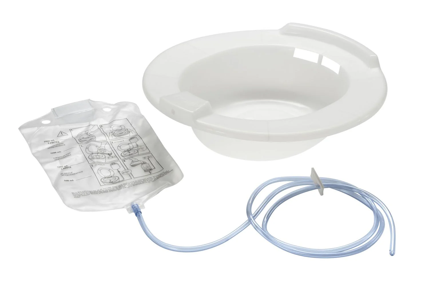 Medline Sitz Baths, 14" Rim to Rim, Bowl 10.875" x 4"H - Image 2