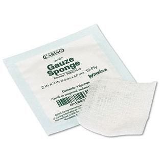 Medline Woven Sterile Gauze Sponges 4 x 4 Inch 12-Ply Case of 1280 - Image 2