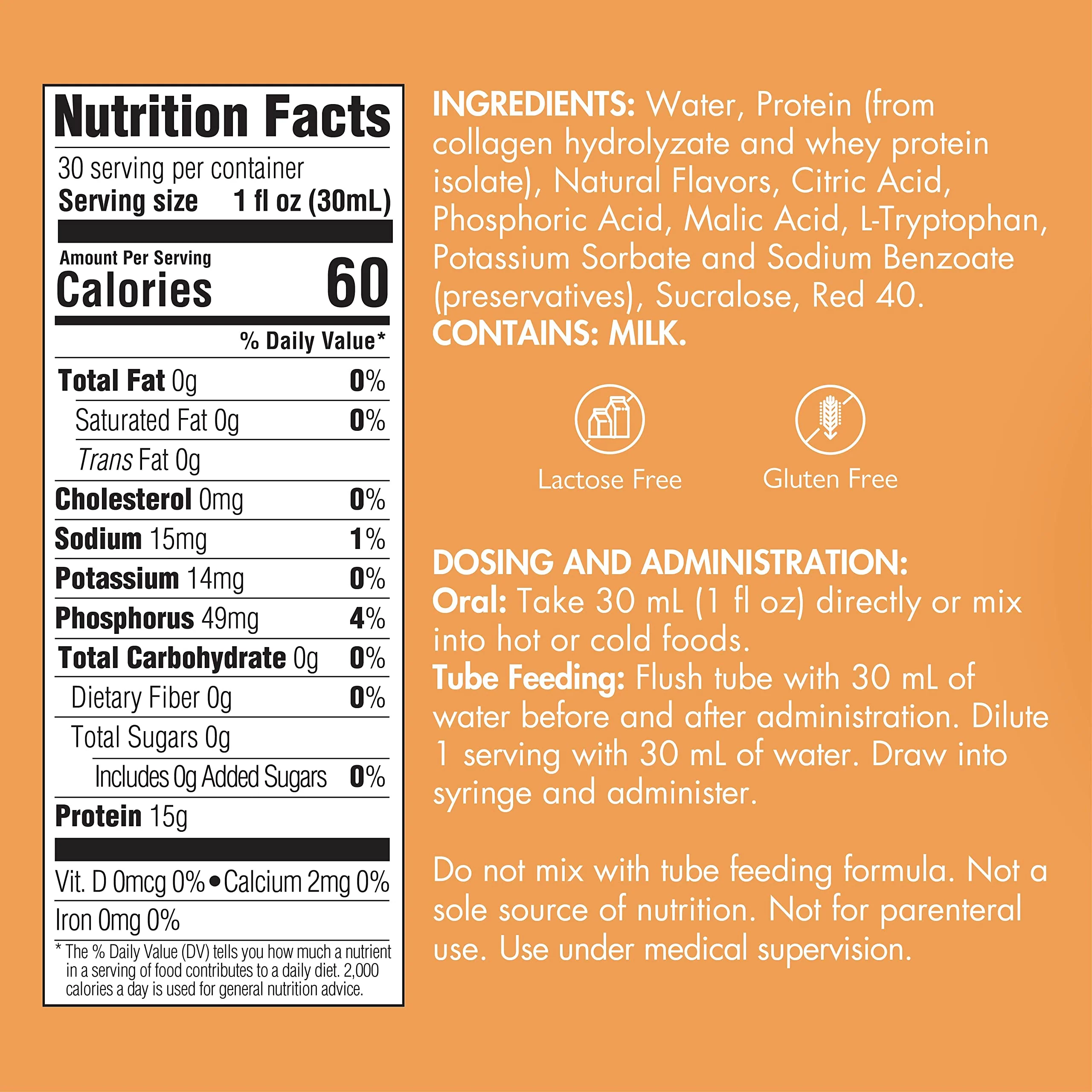 Medtrition/National Nutrition Prosource Nocarb Protein Supplement: 1 Count, 32 oz, Bottle, Unflavored - Image 2