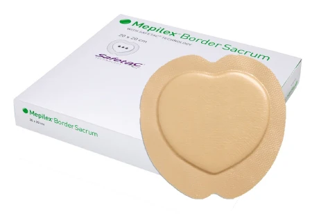 Mepilex Border All-in-One Bordered Foam Dressing: 10 Count, 6.3" x 7.9" - Image 2