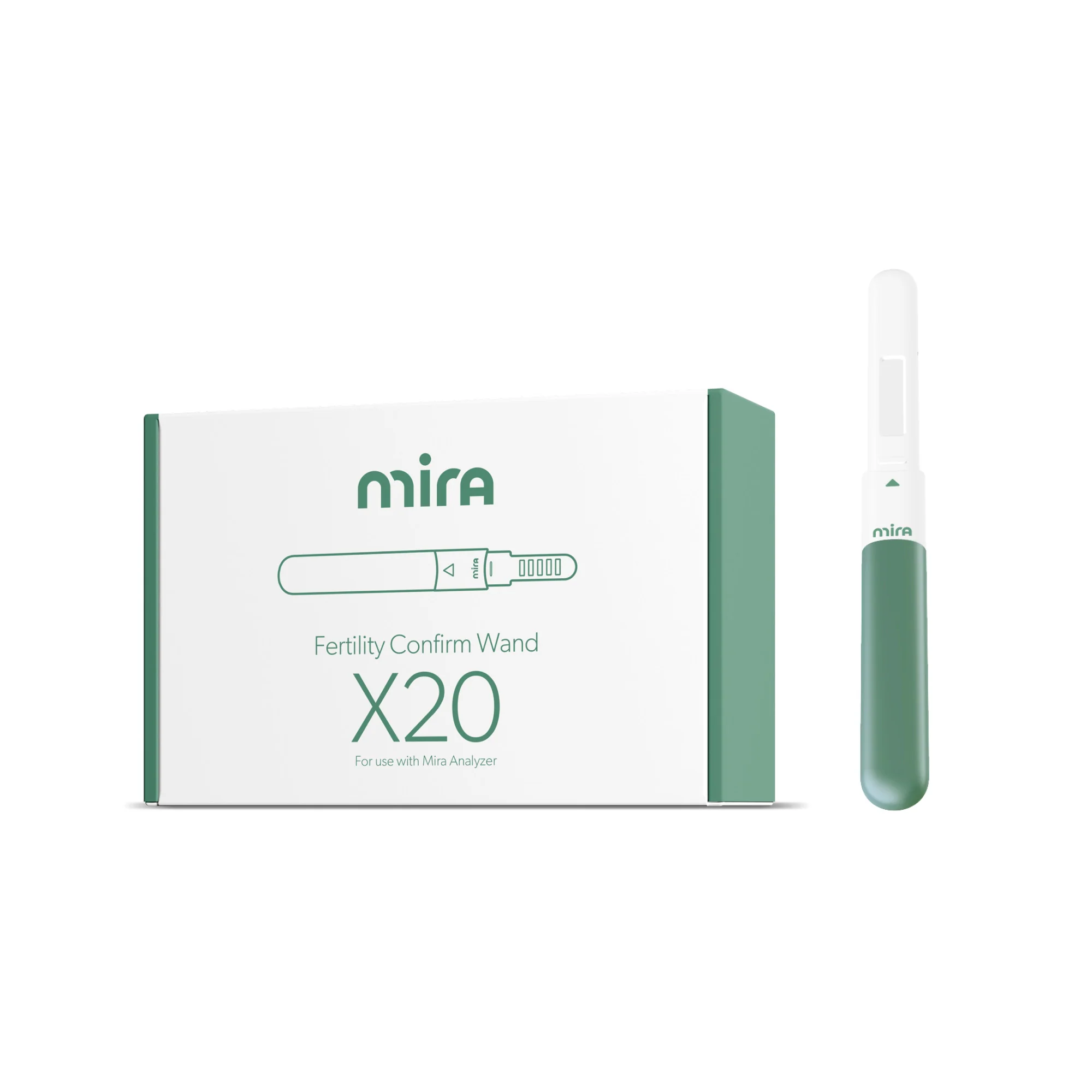 Mira Fertility Confirm PdG Wands, 20 Individually Packaged Single-use Progesterone Metabolite (PdG)