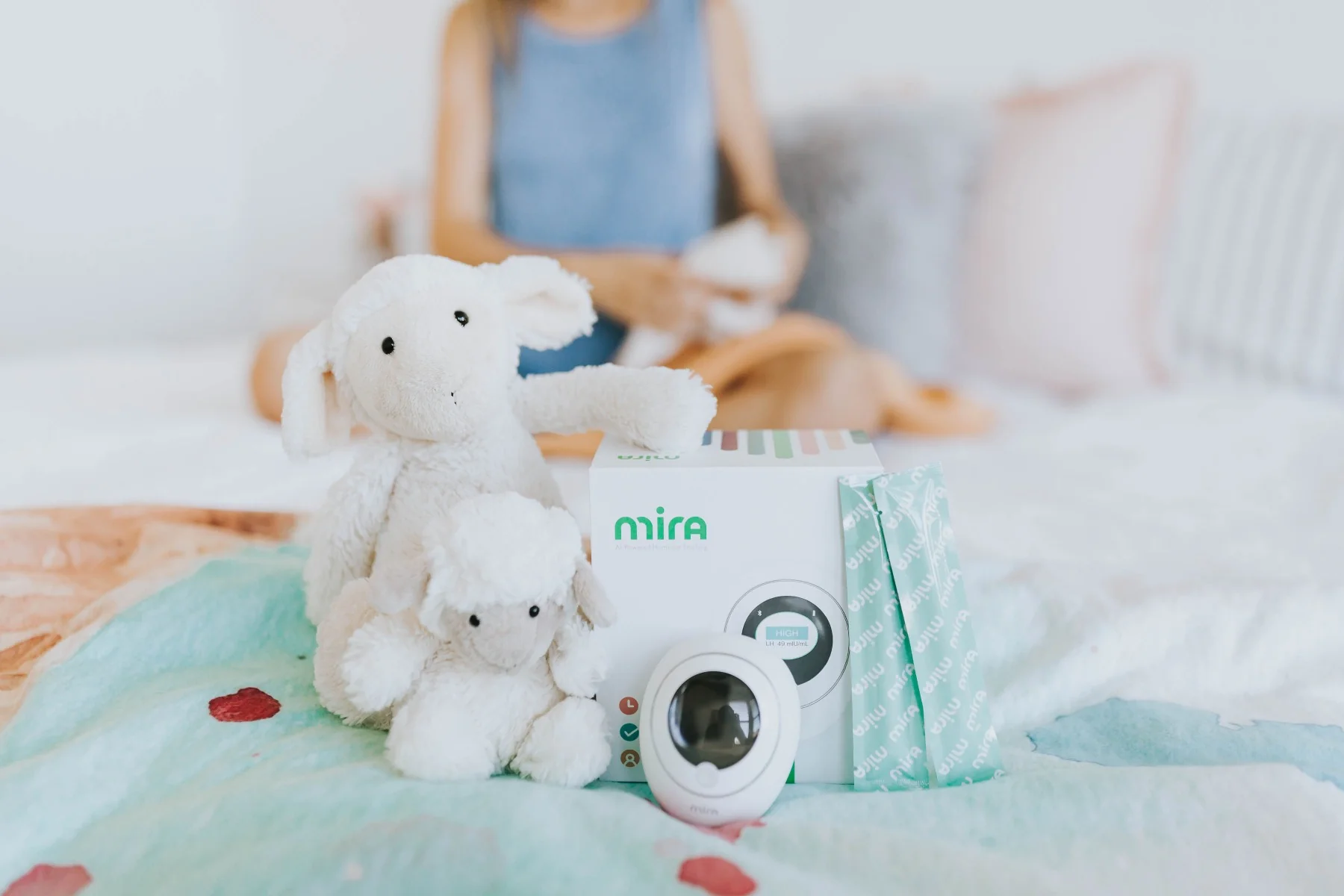 Mira Fertility Tracking Monitor Kit with 10 Ovulation Test Wands and Connected App, Patented Smart System Predicts Ovulation with Actual LH Hormone Concentrations - Image 2