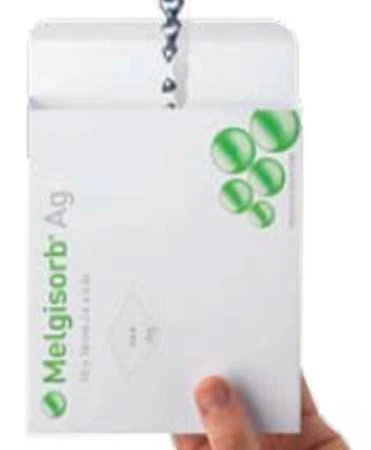 Molnlycke 255050 Calcium Alginate Dressing with Silver Box of 10 - Image 2