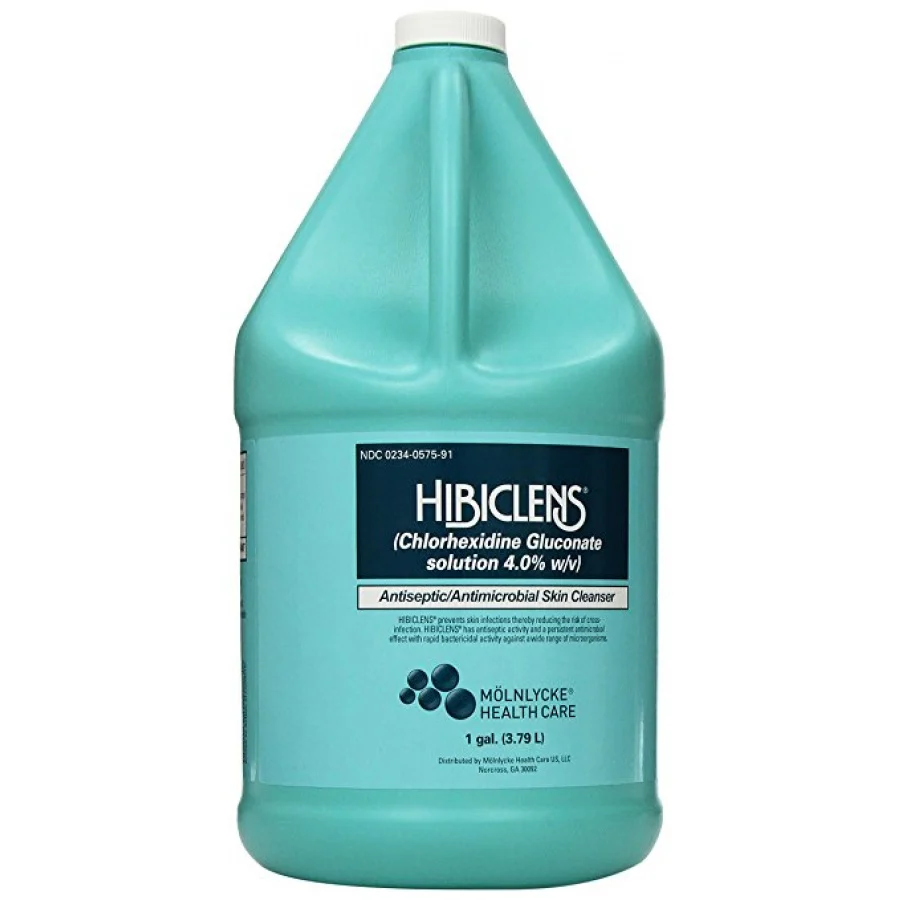 Molnlycke Hibiclens CHG Skin Cleanser: 1 Gallon, 4 Count