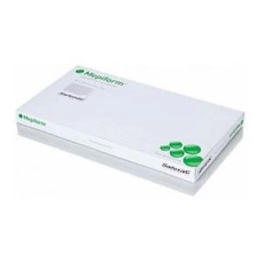 Molnlycke Mepifrom Safetec Self-Adherent Soft Silicone Dressing: 2" x 3", 5 Count - Image 3