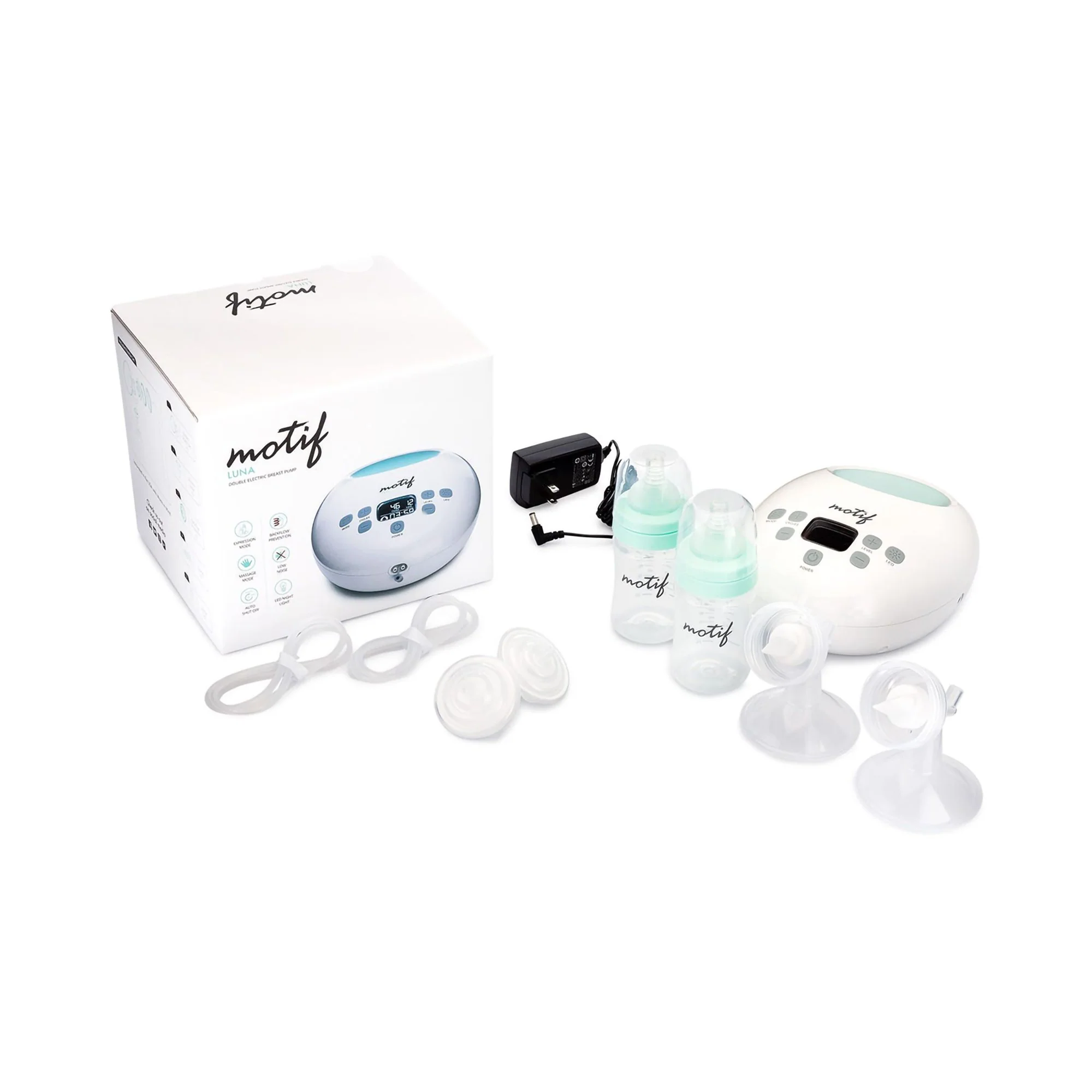 Motif Medical Luna Double Electric Breast Pump Kit, 1 Each